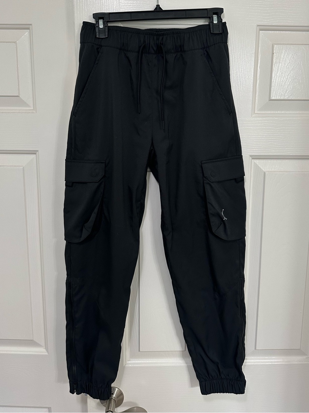 Air Jordan Black Cargo Pants with Utility Pockets